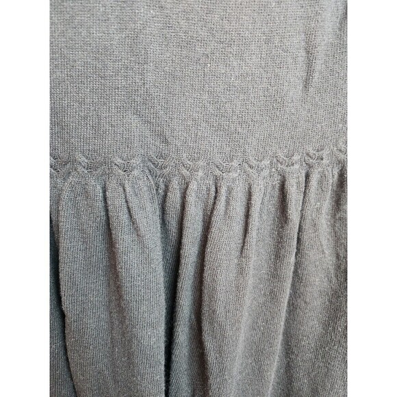 Sundance Black Half Button Peplum Cardigan Sz S NWT Viscose Lambswool Cashmere - Picture 6 of 12